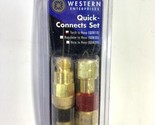 Western Enterprises Red Green Color Coded Quick Connect Set Torch To Hos... - $47.50
