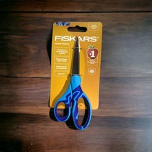 Fiskars Student Scissors - 7” Blue Small Sharp Craft Sewing School scrap... - £3.94 GBP