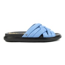 Sam Edelman Vaugn True Blue Lea Slide Sandals Women&#39;s Size 8.5M $175 - £84.92 GBP