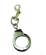 Handcuff Keychain Keyring Kink Fun Half Size Working Punk Fashion - £12.37 GBP