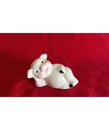 Vintage Porcelain Pig Lying On His Side Pink Rosy Cheeks Ears &amp; Mouth 3&quot;... - $13.91 CAD