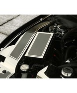 2015-2020 MUSTANG - FUSE BOX COVER POLISHED STAINLESS W/CARBON FIBER TOP... - £70.66 GBP