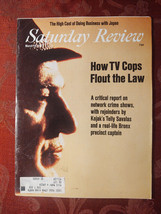 SATURDAY REVIEW March 19 1977 Tv Cops Telly Savalas Stephen Arons Ethan Katsh - £12.62 GBP