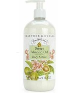 Crabtree &amp; Evelyn SWEET ALMOND OIL Body Lotion16.9 oz NEW w/PUMP - £17.19 GBP