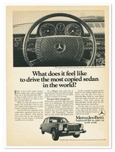 Print Ad Mercedes-Benz 280 Most Copied Sedan Vintage 1976 Advertisement - £7.72 GBP