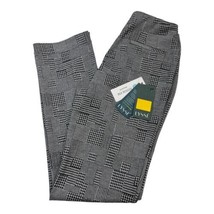 Lysse Pants Womens S Black Glen Patchwork Plaid Pull On Leggings Office ... - $30.42