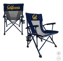 California Golden Bears Hard Arm Chair Blue Gold NCAA Tailgating Camping - $98.99