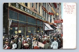 Knox Company Store State Street Chicago Illinois IL 1908 UDB Postcard M8 - £3.22 GBP