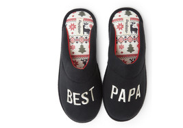 Dearfoams Cozy Comfort Men&#39;s Best Papa Slippers - £22.91 GBP
