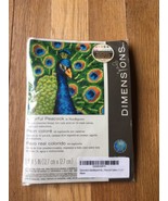 Dimensions Cross Stitch Kit 5x5 Colorful Peacock - $19.79