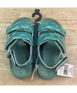 Wave Zone Toddler Sandals Color Double Green Camo Size 7-8 Hook Loop Bra... - $167.53 MXN