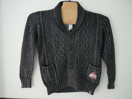 Bruzer NCAA Mens Ohio State Buckeyes Cable Shawl Cardigan Sz M NWT - £23.74 GBP