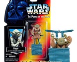 Yr 1995 Star Wars The Power of the Force Figure YODA with Jedi Trainer B... - £27.42 GBP