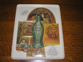 Vintage 75th Anniversary Coco-Cola Bottling Co Plastic Tray Platter - $12.19