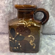 Vintage Ceramic Art Pottery Vessel Jug Made In Austria Stamped  Numbered 4594-15 - £66.52 GBP