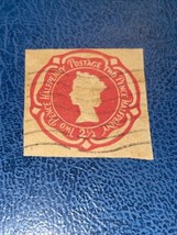 GB 1957 Elizabeth II 2.5d Stationary cut out  cancel VGC - $0.99