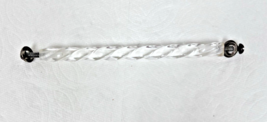 Vintage Twisted Lucite Replacement Handle or Bar w End Hardware 6 inches - €17,18 EUR