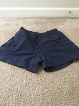 RedHead Women&#39;s Navy Blue Casual Shorts Drawstring Pockets Size Medium - £23.82 GBP