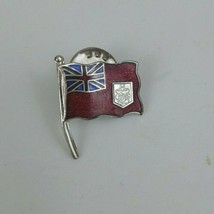 Vintage United Kingdom British Colony Flag Lapel Hat Pin - £4.29 GBP