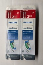 Philips Sonicare C1 SimplyClean Value Pack Brush Heads Replacements - Lo... - $16.82