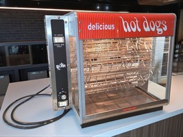 Vintage Star Hot Dog Machine 175H Commercial Roller Grill Cooker Cage Br... - $24,860.03 MXN