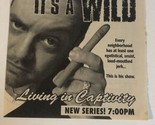 Living In Captivity Tv Series Print Ad Vintage  TPA1 - £4.66 GBP