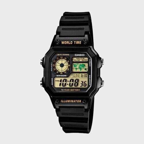 CASIO Original Quartz Men&#39;s Wrist Watch AE-1200WH-1B - $58.80