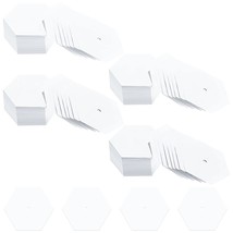 200 Count English Paper Hexagon Shapes Templates Hexagon Piecing Paper F... - £12.94 GBP