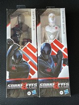 G.I. Joe Origins 12&quot; Action Figures Titan Ninja Combat Snake Eyes &amp; Storm Shadow - £23.91 GBP