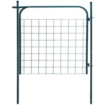 vidaXL Garden Fence Gate 39.4&quot;x39.4&quot; Green - $172.19