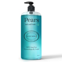 Pears Soft &amp; Fresh Shower Gel SuperSaver XL Pump Bottle with 98% Pure 750ml, - £30.76 GBP