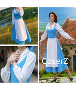 Custom-made Belle Blue Dress, Blue Belle Costume, Belle Cosplay Costume - £107.91 GBP