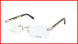 ZILLI Eyeglasses Frame Titanium Acetate Leather France Made ZI 60013 C02 - $783.03