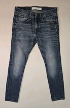 Express Jeans Men&#39;s 30x30(31x30)  Dark Wash fade Denim Alec Super Skinny... - $315.22 MXN