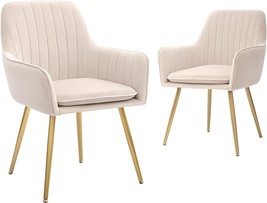 Canglong Furniture Modern Living Dining Room Accent Arm Chairs Club, Set Of 2. - £199.29 GBP