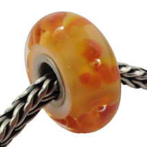 Authentic Trollbeads Ooak Universal Unique Murano Glass Bead Charm Fits All - £26.48 GBP