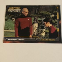 Star Trek TNG Profiles Trading Card #81 Wesley Crusher Wil Wheaton Picard - $1.97