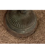 Vintage Metal Cast Half Moon Stand Holder 19 inches tall - $94.77 CAD