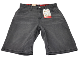 Levi&#39;s Boys Denim Slim Short Black Shorts - Size 16REG W28 NWT - £15.80 GBP
