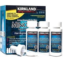 Kirkland Minoxidil 5% Extra Strength Men Hair Regrowth Solution 3 Month Supply  - £34.37 GBP