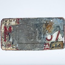 1964 United States Minnesota Lakes Passenger License Plate MI 3867 - €12,89 EUR