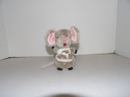 Cute 1977 Russ Berrie Be&#39;Be&#39; Plush Mouse 6&quot; - £10.32 GBP