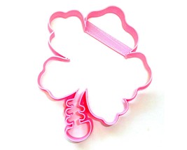 Hibiscus Outline Flower Flowering Plant Tropical Cookie Cutter USA PR3477 - £2.23 GBP