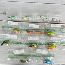 Lot of 13 Assorted Crankbaits Berkley Flicker Shad Live Target Mann&#39;s Fishing - £63.94 GBP