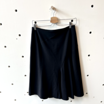 S - Fete by Issey Miyake Japan Black Knee Length Wool Blend Skirt 0504AK - $50.00