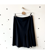 S - Fete by Issey Miyake Japan Black Knee Length Wool Blend Skirt 0504AK - £39.31 GBP