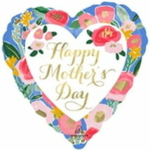 17 inch MOTHER&#39;S DAY PAINTED PRINTS foil mylar balloon - $8.87