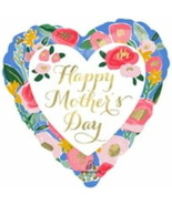 17 inch MOTHER&#39;S DAY PAINTED PRINTS foil mylar balloon - $12.13 CAD
