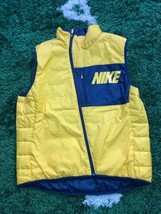 Nike Michigan Reversible Puffer Vest University Navy Women’s Size Xl - £59.79 GBP