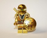 Minifigure Custom Toy Zane 10th Anniversary Golden Legacy Ninjago - $5.40